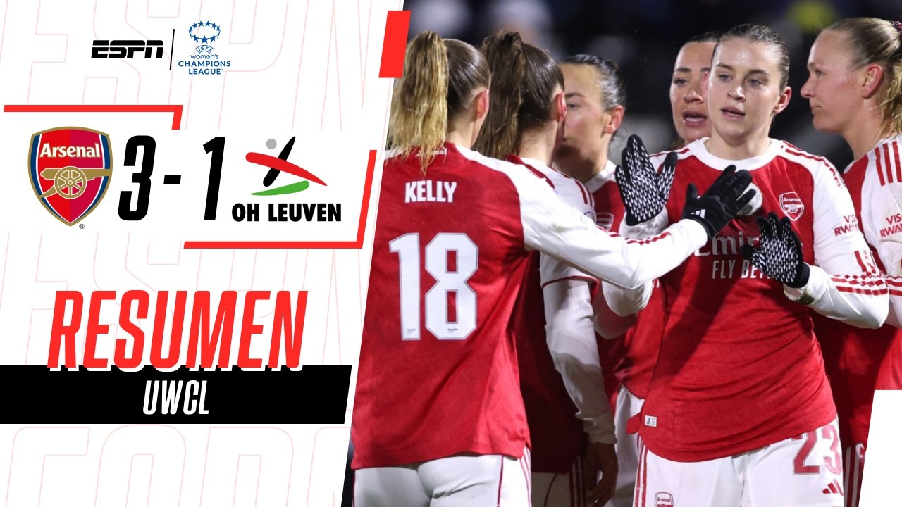 DOBLETE DE RUSSO EN LA CLASIFICACIÓN TRANQUILA DEL ARSENAL A CUARTOS | Arsenal 3-1 Leuven | RESUMEN