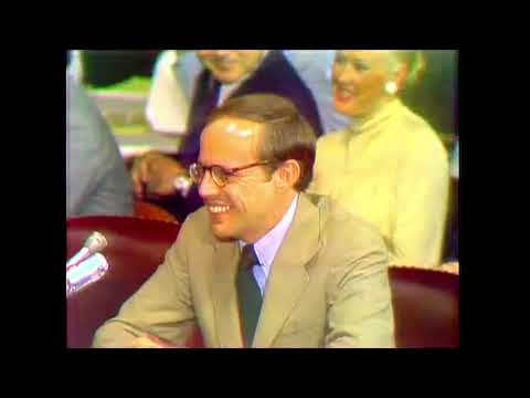 John Dean (Part 1) Watergate Hearings Testimony