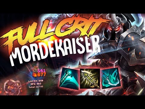 FULL CRIT MORDE ONE SHOTS?! - Off Meta Monday - Full Crit Mordekaiser - League of Legends