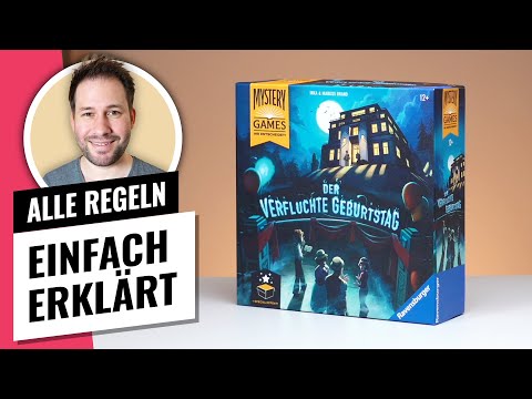 Mystery Games: Der Verfluchte Geburtstag • Regeln & Beispielrunde • Brettspiel
