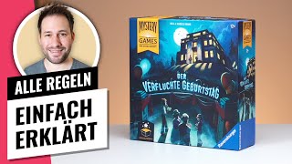 Mystery Games: Der Verfluchte Geburtstag • Regeln & Beispielrunde • Brettspiel