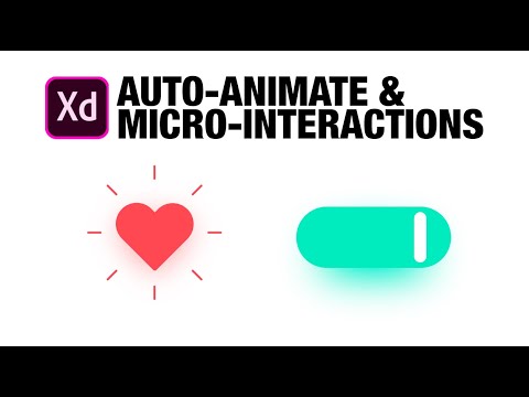 How to Auto-Animate Micro-Interactions in Adobe XD - Tutorial 2023