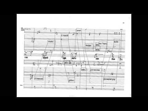 Luciano Berio - Circles /w score (for female voice, harp and 2 percussionists) (1960)