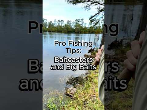 Big Bait Beginner Baitcaster Fishing Tip #fishing #fishingtips #baitcaster #fishingreel