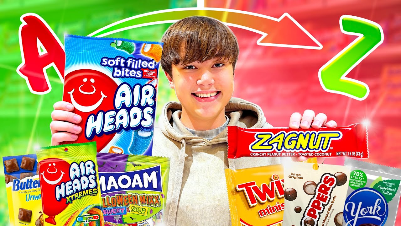 Покупаем конфеты по  алфавиту