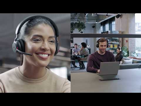 JABRA Evolve2 65 MS Stereo Ausinės on-ear Bluetooth belaidės USB-C noise isolating juodas Certified skirta Microsoft Teams video