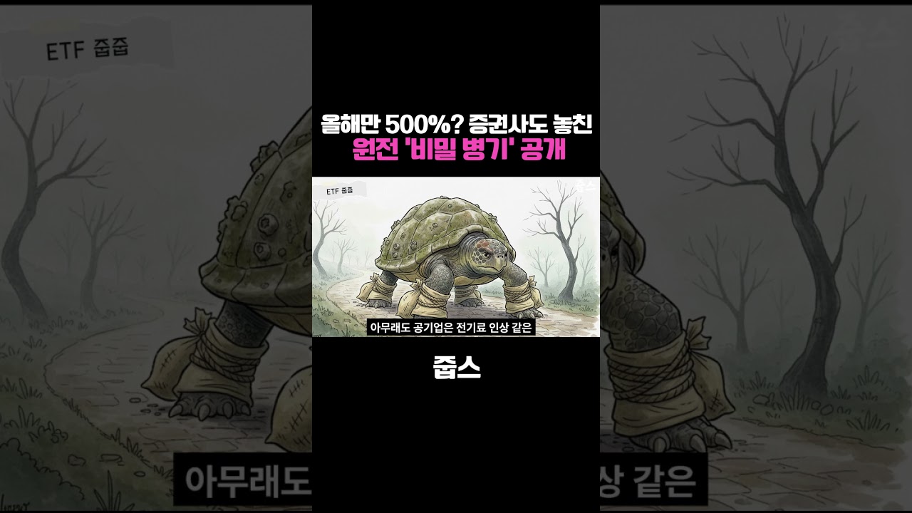 올해만 500%? 증권사도 놓친 원전 ‘비밀 병기’ 공개