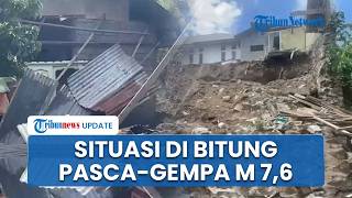 Gempa M 7,6 Guncang Bitung Sulut: Rumah Warga Ambruk, Gereja Rusak hingga Air Laut Surut