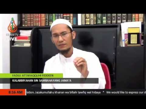 Kalabbiyahan sin Sambahayang Jama'a - Sheikh Bashier Sahidjuan (Tausug)