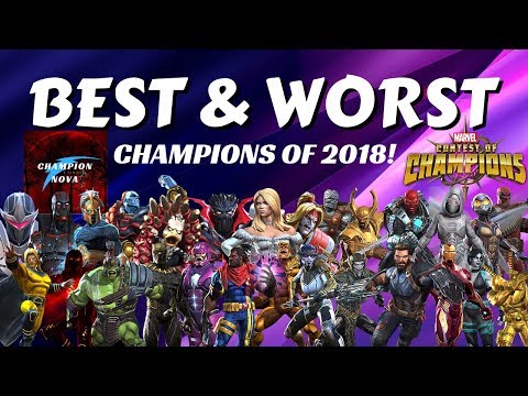 2018 CHAMPIONS WORST TO BEST! (MARVEL: Contest of Champions)
