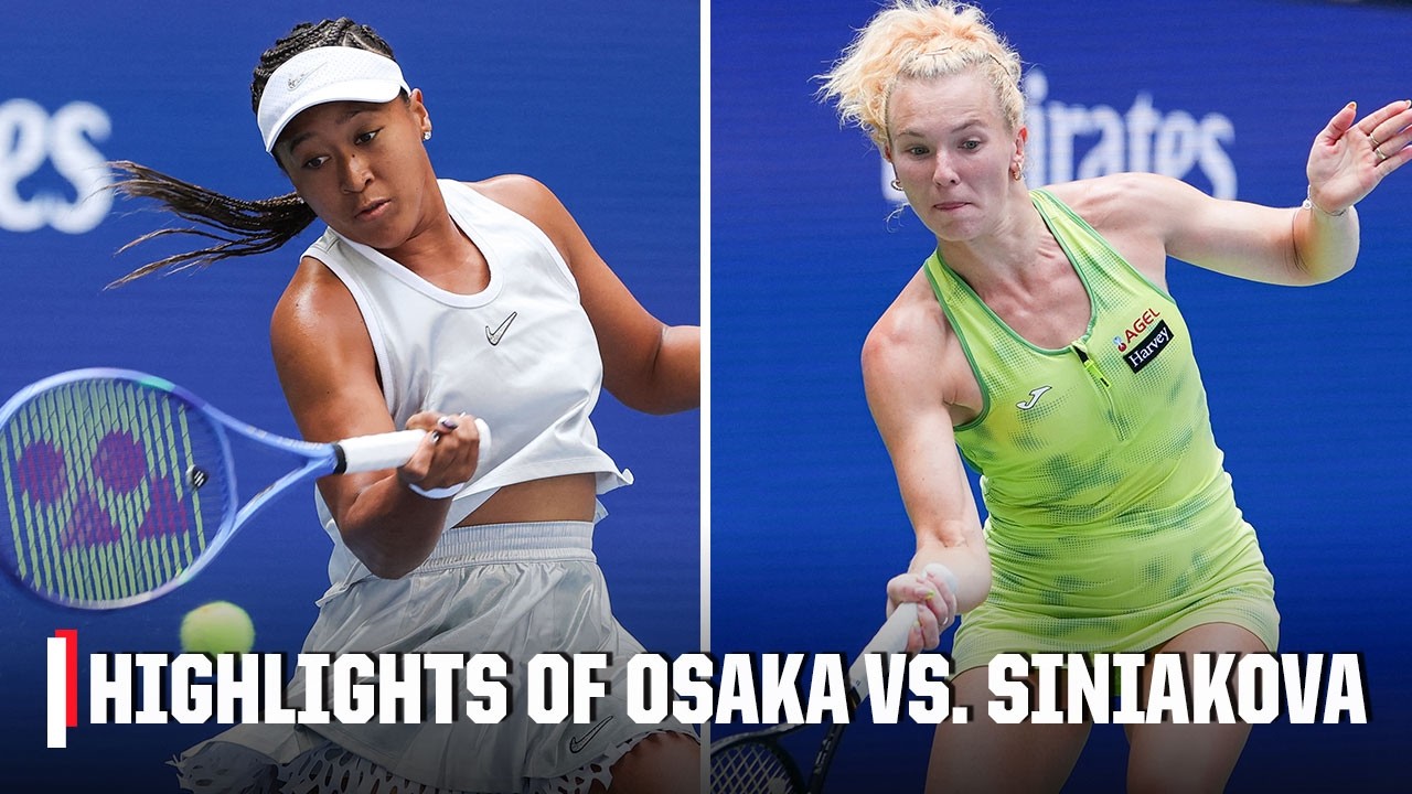Epic Turnaround 😱 No. 13 Naomi Osaka vs. Katerina Siniakova | Full Match Highlights | 2026 US Open