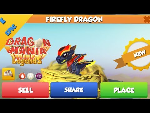 Hatching Firefly dragon , Gameplay,Dragon Mania Legends -part 578