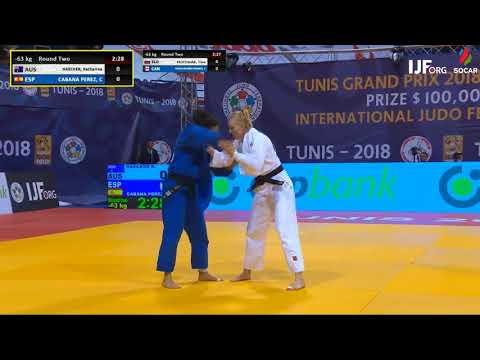 u63 AUS HAEKER Katharina + ESP CABANA PEREZ, C, SENIOR, 2018 TUNIS GRAND PRIX, R32