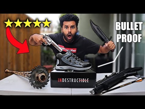 I Bought A 100% UNBREAKABLE SURVIVAL SHOE!! (5 STARS) BULLET PROOF!! *DOOMSDAY PREPPERS* Video