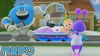 Arpo and the Friendly Alien! 🛸 Fun Space Adventure for Kids | Baby & Robot Adventures