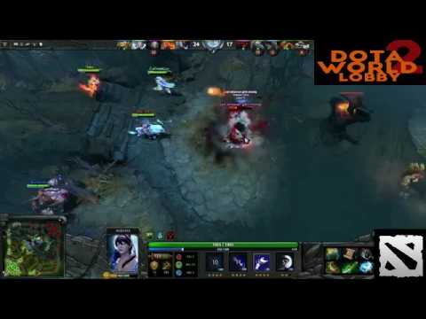 DOTA 2 Ranked Gameplay    Wagamama 7080MMR   Mirana 17 3 11   Highlights