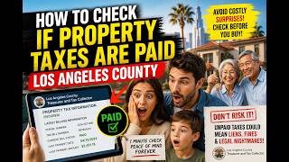 How to check if property taxes are paid Los Angeles county
