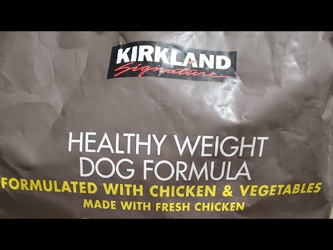 ☆👀🔍KIRKLAND 💞HEALTHY WEIGHT DOG🐕 FOOD🍗🥓 REVIEW🔎💗☆