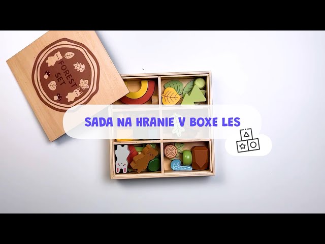 Dřevěný hrací set Les Tooky Toy