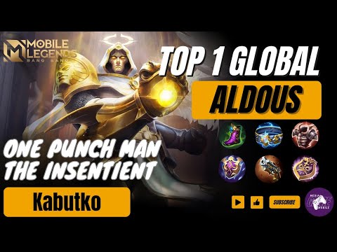 One Punch Man🔥❗The Insentient Aldous by [Kabutko] - Mobile Legends | Top Global Rank Gameplay 🔥🔥