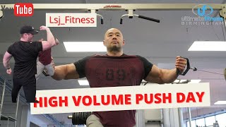 PUSH DAY WORKOUT WITH LSJ_FITNESS @ULTIMATE FITNESS BIRMINGHAM