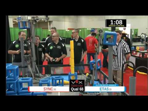2015 VEXU Q68 - SYNC vs ETAS - 0 to 57-Division Div-VEX U-VEX Worlds 2015