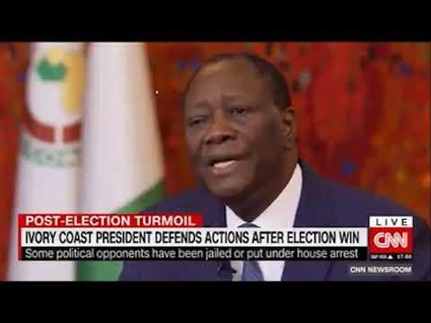 CNN to Ouattara: Does that sound like democracy?