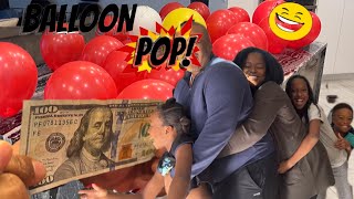 Balloon family fun holiday game filled with surprise prizes 🎈🎈
