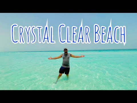 Crystal Clear White Sand Beach Abudhabi | Bolivian Barakah Beach | Jaslin Way of Travel |