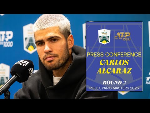 Carlos Alcaraz post-match press conference | Rolex Paris Masters