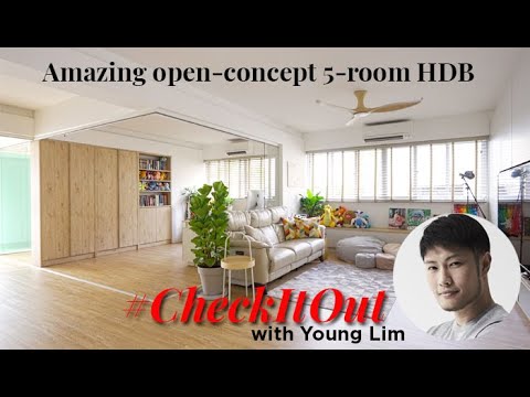 House tour: Amazing 5-room HDB flat with a clean and open design