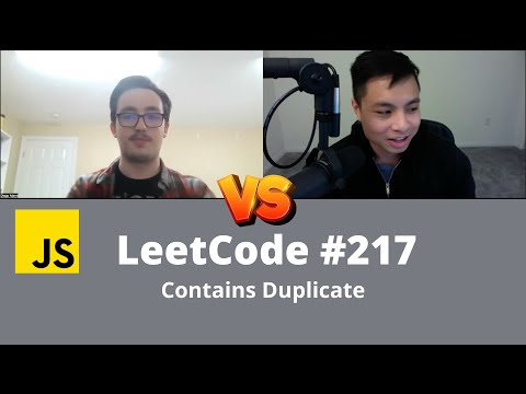 217 Contains Duplicate Leetcode Javascript Pair Programming