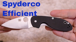 Spyderco Efficient (C216GP) - відео 2