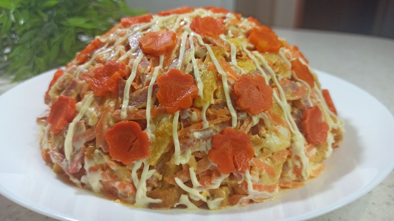 морквяний салат — відеорецепт