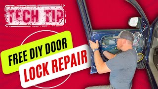 Free DIY Repair... 2012 Toyota Tacoma Door Lock Actuator Fix