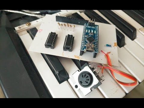 Broken Keyboard Turned MIDI (With Custom PCB)