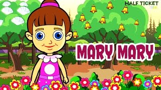 Mary Mary Quite Contrary | Nursery Rhymes And Kids Songs With Lyrics