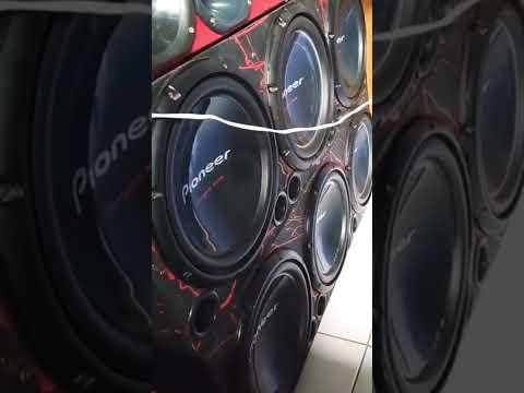 pioneer de 12 x6 subwoofer audiocar (no es mio el video)