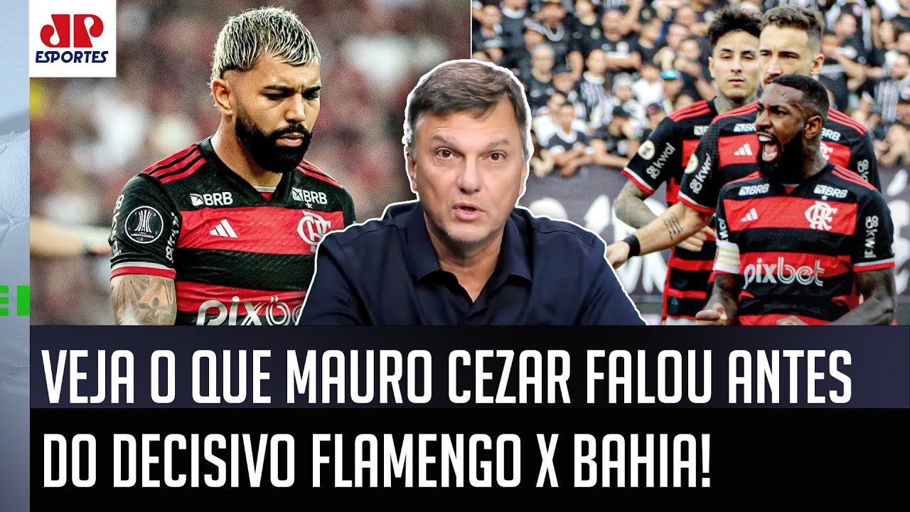 "NÃO É O QUE EU IMAGINAVA, mas o Flamengo deve..." Mauro Cezar FALA TUDO do jogo contra o Bahia!
