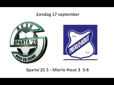 Sparta'25 5-Mierlo Hout 3  5-6