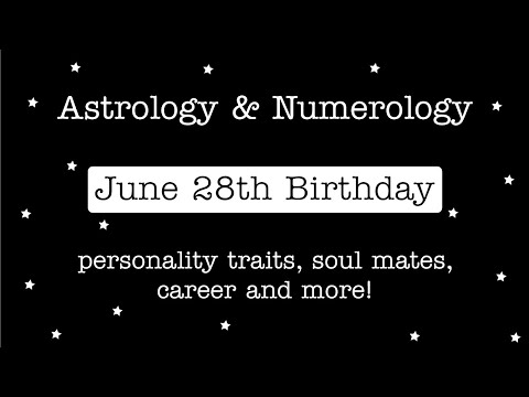 June 28th Birthday, The Social Cancer, Cancer Sun Astrological and Numerlogical Reading