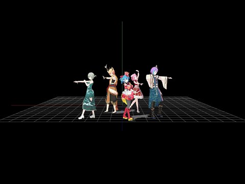 [MMD] At God's Mercy (mirrored dance practice ver.) - Wonderlands x Showtime