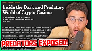Journalists EXPOSE Dark World of Crypto Casinos | Hasanabi Reacts to New York Ti