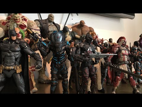 DC Direct/Collectibles Batman Arkham Origins, Asylum, City, And Knight Figure Collection