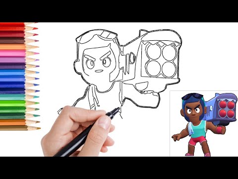 How to draw BROCK ? | Brawl Stars | Step-by-Step