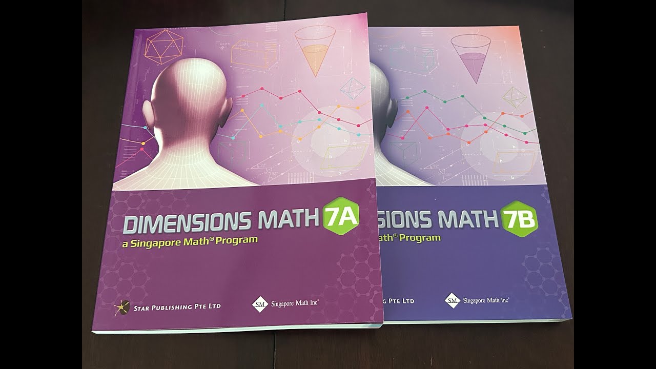 FLIP THROUGH!! Singapore Math - Dimensions Math 7A & 7B