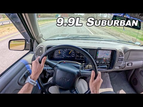 Rare 1999 Chevy Suburban 2500 - 9.9L Lingenfelter V8 Beast (POV Drive Binaural Audio)