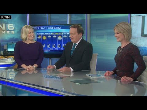 11 p.m. Tuesday evening forecast KOIN 6 News Feb. 19, 2019
