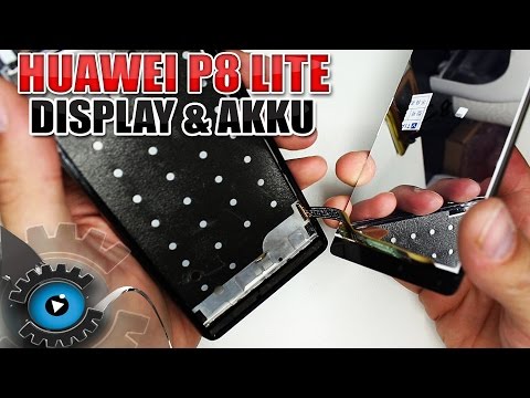 Huawei P8 Lite Display & Akku Wechseln Tauschen Reparieren [Deutsch/German]