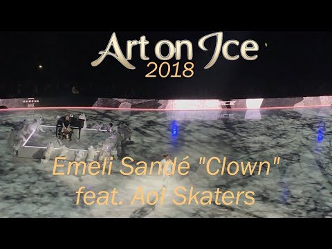 Art On Ice 2018 l Emeli Sandé "Clown" with AoI Skaters